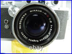 VINTAGE NICCA 3-S 35mm Film Camera No 66939 with Lens NIKKOR. H C 50/2 READ
