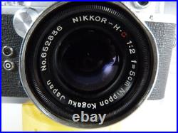 VINTAGE NICCA 3-S 35mm Film Camera No 66939 with Lens NIKKOR. H C 50/2 READ VINTAGE NICCA 3-S 35mm Film Camera No 66939 with Lens NIKKOR. H C 50/2 READ