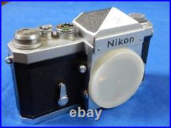 VINTAGE Nikon F with Eye Level 35mm SLR Film Camera body only