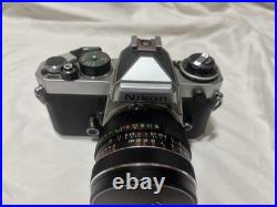 VINTAGE Nikon FE 35mm Film Camera with Vivitar 28mm Lens