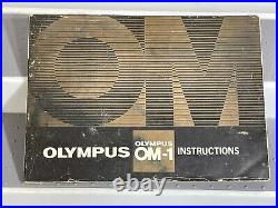 VINTAGE OLYMPUS OM-1 35MM CAMERA With OLYMPUS 50MM & 135mm LENS