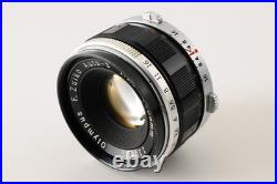 VINTAGE Olympus F. Zuiko Auto-S 38mm f/1.8 MF Lens for Pen F FT FV JAPAN #A003