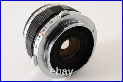 VINTAGE Olympus F. Zuiko Auto-S 38mm f/1.8 MF Lens for Pen F FT FV JAPAN #A003