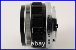 VINTAGE Olympus F. Zuiko Auto-S 38mm f/1.8 MF Lens for Pen F FT FV JAPAN #A003
