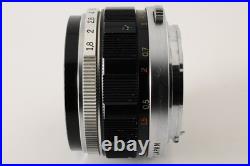 VINTAGE Olympus F. Zuiko Auto-S 38mm f/1.8 MF Lens for Pen F FT FV JAPAN #A003