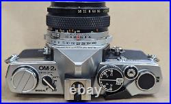 VINTAGE Olympus OM-2n 35mm Film Camera with Zuiko 28mm f/3.5 MF Lens