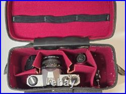 VINTAGE Pentax K1000 Brown Trim SE 35mm Film Camera With50mm (UNTESTED)