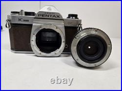 VINTAGE Pentax K1000 Brown Trim SE 35mm Film Camera With50mm (UNTESTED)
