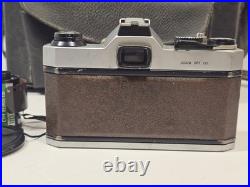 VINTAGE Pentax K1000 Brown Trim SE 35mm Film Camera With50mm (UNTESTED)