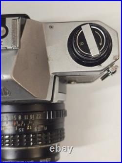 VINTAGE Pentax K1000 Brown Trim SE 35mm Film Camera With50mm (UNTESTED)