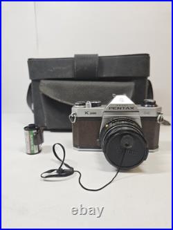 VINTAGE Pentax K1000 Brown Trim SE 35mm Film Camera With50mm (UNTESTED)