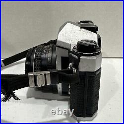 VINTAGE Pentax KX Black 35mm Film Camera with 50mm Lens READ