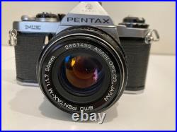 VINTAGE Pentax ME 35mm Film Camera with Asahi 50mm Lens, 3 More Lens & Flash