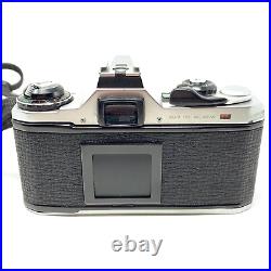 VINTAGE Pentax ME SLR 35mm Camera with28mm & 200mm Lenses & Case FILM TESTED