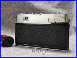 VINTAGE Petri 7S Rangefinder Camera 45mm f/1.8 Large Aperture Lens TESTED