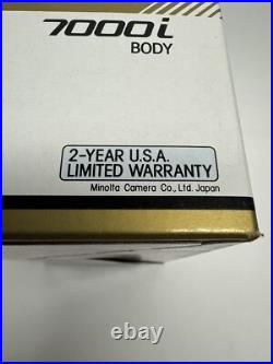 VINTAGE RARE NOS MINOLTA MAXXUM 7000i AUTO FOCUS 35MM FILM CAMERA VINTAGE RARE NOS MINOLTA MAXXUM 7000i AUTO FOCUS 35MM FILM CAMERA
