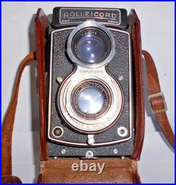 VINTAGE ROLLEICORD CAMERA With SCHNEIDER 75mm f3.5 LENS
