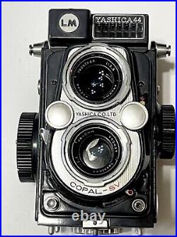 VINTAGE YASHICA 44 LM TWIN REFLEX 60mm 3.5 LENS 127 F. CAMERA. AS IS, UNTESTED. READ