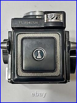 VINTAGE YASHICA 44 LM TWIN REFLEX 60mm 3.5 LENS 127 F. CAMERA. AS IS, UNTESTED. READ