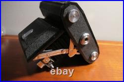 VINTAGE ZENOBIA FILM CAMERA with 6x4.5 cm 75mm F3.5 HESPER DOC Rapid LENS-Nice