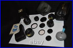 VIntage Asahi Pentax Auto 110 Camera Outfit Extra Lens/Winder/Ect