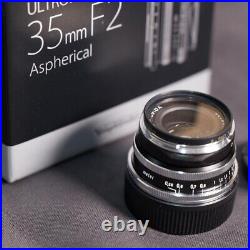 VOIGTLANDER Ultron Vintage Line 35mm f2 Aspherical Lens VM Mount Type I -New