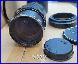 VTG Asahi TAKUMAR Camera Lens Set 2.5/135, 1.4/50, 4/45125 + Leather Carry Case