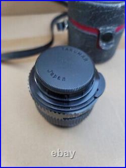 VTG Asahi TAKUMAR Camera Lens Set 2.5/135, 1.4/50, 4/45125 + Leather Carry Case