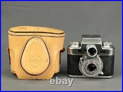 VTG Bolsey Model C Twin Lens Reflex (TLR) 35mm Camera 1950's + Case (8E)