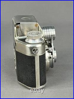 VTG Bolsey Model C Twin Lens Reflex (TLR) 35mm Camera 1950's + Case (8E)