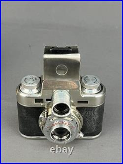 VTG Bolsey Model C Twin Lens Reflex (TLR) 35mm Camera 1950's + Case (8E)