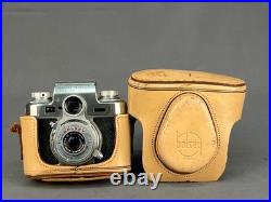 VTG Bolsey Model C Twin Lens Reflex (TLR) 35mm Camera 1950's + Case (8E)