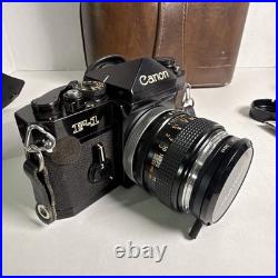 VTG CANON F1 35mm Film Camera with 50mm CANON Lens, 3 Extra Lenses + Accessories