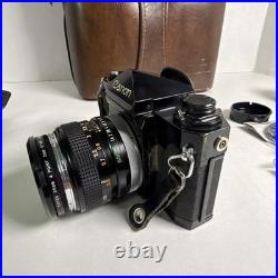 VTG CANON F1 35mm Film Camera with 50mm CANON Lens, 3 Extra Lenses + Accessories