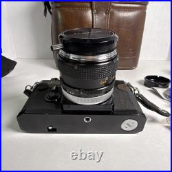 VTG CANON F1 35mm Film Camera with 50mm CANON Lens, 3 Extra Lenses + Accessories
