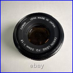 VTG CANON F1 35mm Film Camera with 50mm CANON Lens, 3 Extra Lenses + Accessories