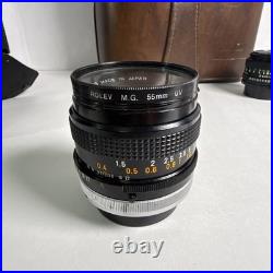 VTG CANON F1 35mm Film Camera with 50mm CANON Lens, 3 Extra Lenses + Accessories