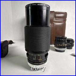 VTG CANON F1 35mm Film Camera with 50mm CANON Lens, 3 Extra Lenses + Accessories