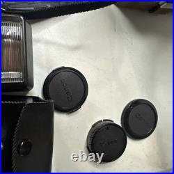 VTG Canon AE-1 Program 35mm Film Manual Camera With 50mm Lense, Flash & Case