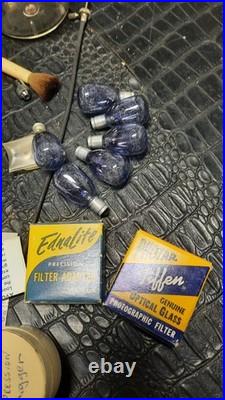 VTG KODAK RETINA IIIc RANGEFINDER CAMERA RETINA-XENON C LENS LEATHER CASE+MANUAL