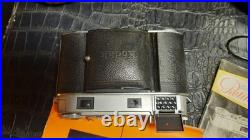 VTG KODAK RETINA IIIc RANGEFINDER CAMERA RETINA-XENON C LENS LEATHER CASE+MANUAL