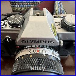 VTG Olympus omG Camera Body Lens Zuiko System 50mm F 1.8 MADE IN JAPAN Mint