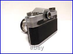 VTG Soviet START Wind-Up 35mm SLR Camera With 44 2/58mm Lens AS-IS/UNTESTED