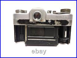 VTG Soviet START Wind-Up 35mm SLR Camera With 44 2/58mm Lens AS-IS/UNTESTED