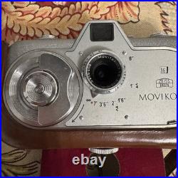 VTG Zeiss Ikon Movikon 8 8mm Film Movie Camera Movitar 10mm f/1.9 Germany 1952 VTG Zeiss Ikon Movikon 8 8mm Film Movie Camera Movitar 10mm f/1.9 Germany 1952