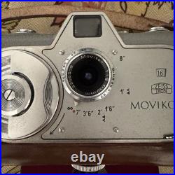 VTG Zeiss Ikon Movikon 8 8mm Film Movie Camera Movitar 10mm f/1.9 Germany 1952 VTG Zeiss Ikon Movikon 8 8mm Film Movie Camera Movitar 10mm f/1.9 Germany 1952