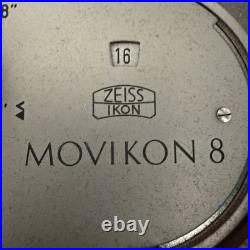 VTG Zeiss Ikon Movikon 8 8mm Film Movie Camera Movitar 10mm f/1.9 Germany 1952 VTG Zeiss Ikon Movikon 8 8mm Film Movie Camera Movitar 10mm f/1.9 Germany 1952