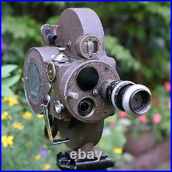 Victor Cine Camera Model 4, Ilex 75mm lens Tested works needs Service SEE VIDEO