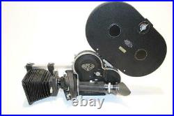 Vintage 16mm Arriflex Cine Camera Model 16S with Lens, Magazine, Motor, Good shape