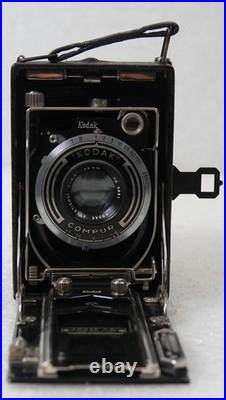 Vintage 1936 Kodak Compur Recomar 18 Lens F/4.5 105mm Folding Film Camera
